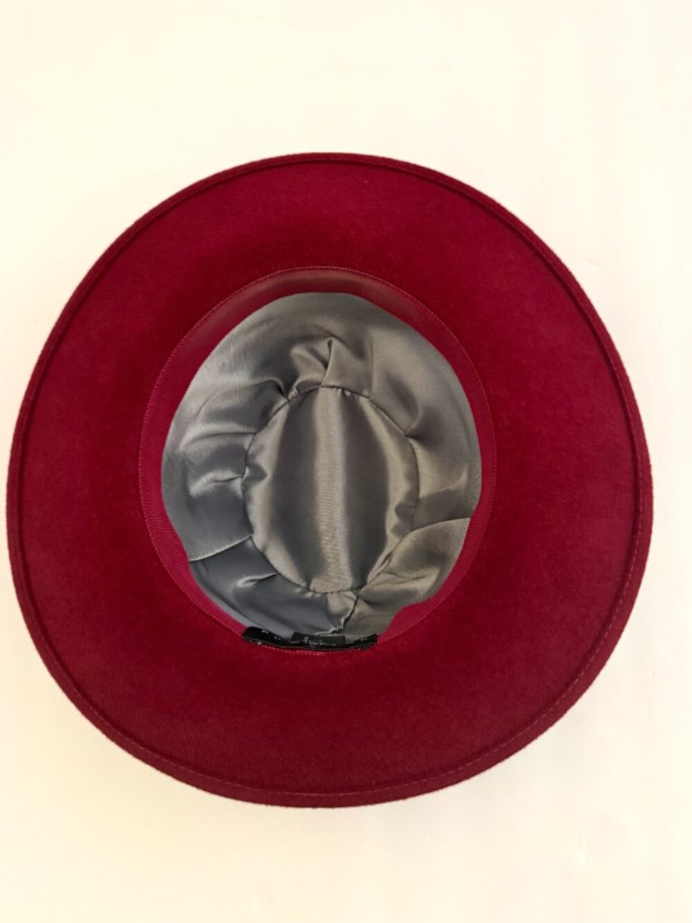 Penmayne Of London Wide-Brimmed Felt Fedora Red View 3